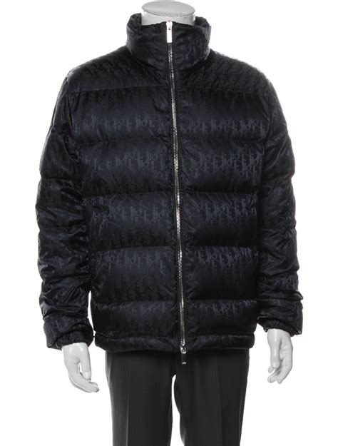 puffer dior jacket mens|Dior oblique puffer jacket.